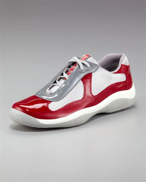 zapatilla prada|red bottom prada shoes.